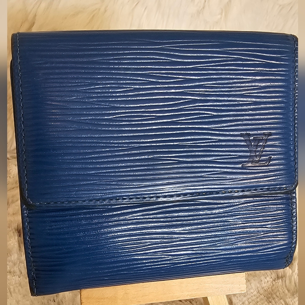 Louis Vuitton Blue Leather Accessory